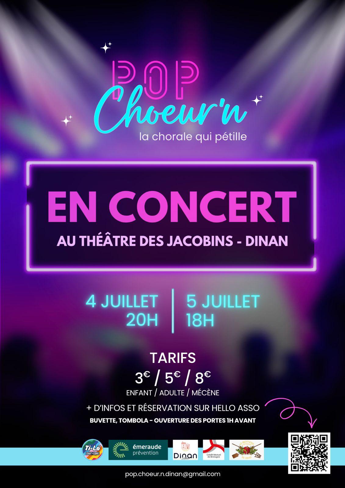 Affiche pop choeur n jacobins